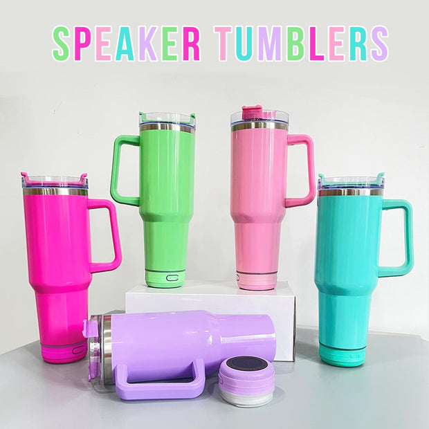 Waterproof Speaker Tumbler