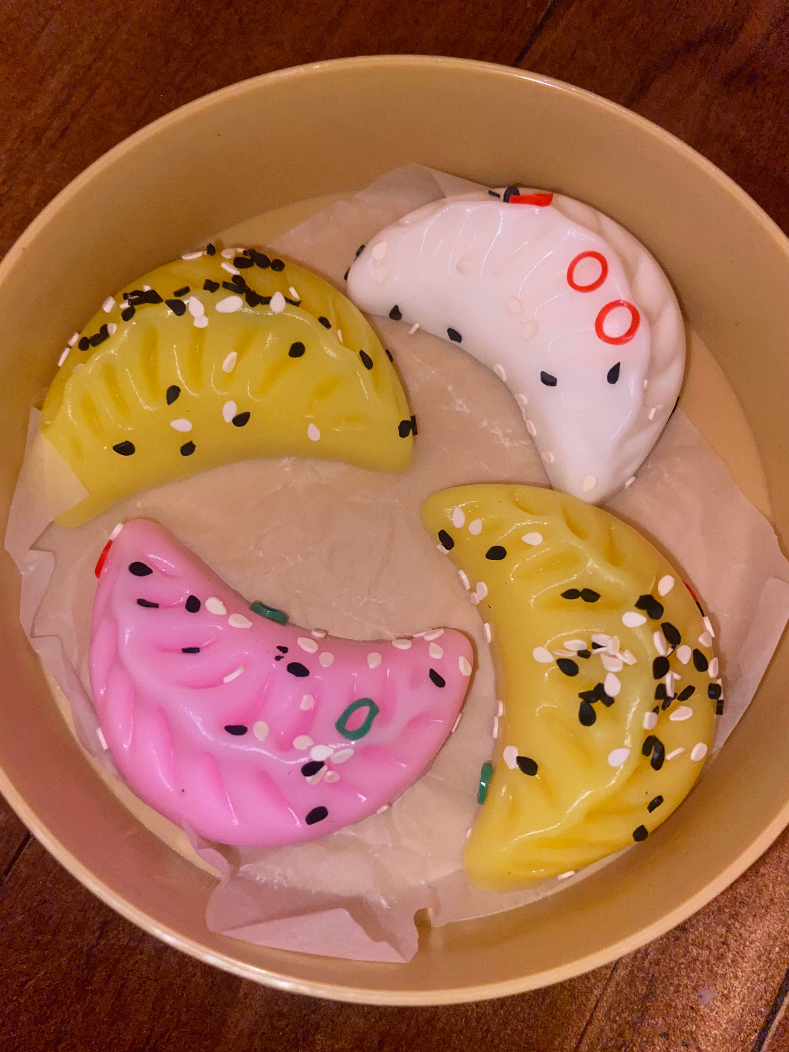 Squishy Back Mini Dumpling Squishy Set of 4 – The Back Home Boutique
