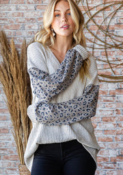 Made For This Leopard Waffle Top
