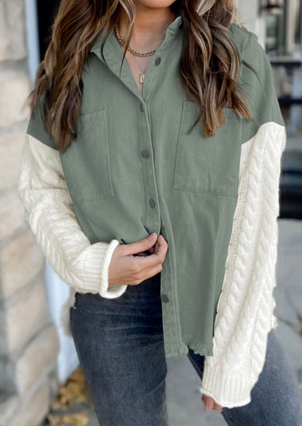 The Perfect Fit Olive Sweater Jacket