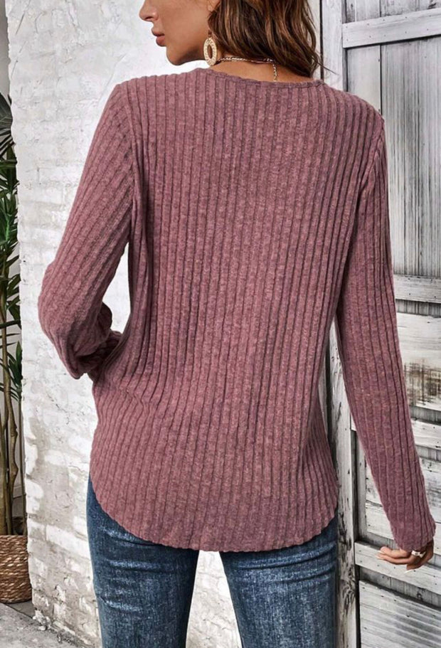 This Is It Mauve Lace Top