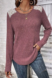 This Is It Mauve Lace Top