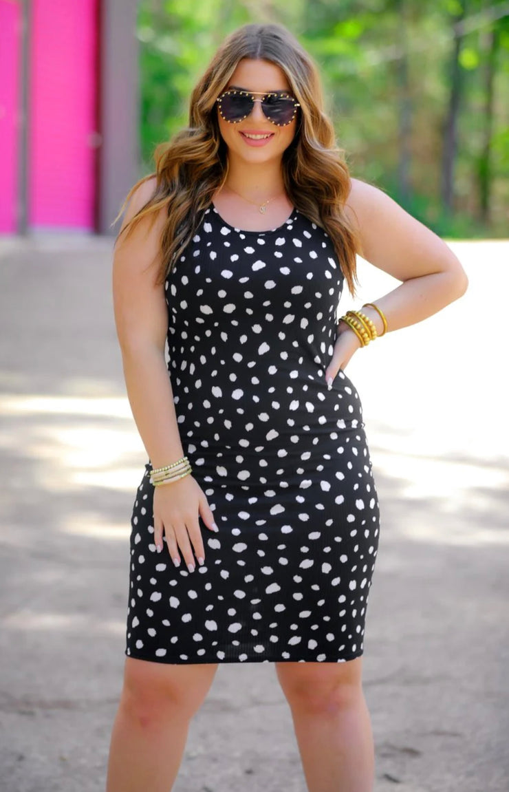 Spotted In Savannah Bodycon Dress