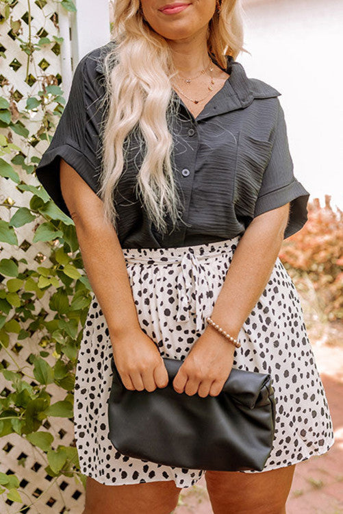 Perfecting The Look Black Curvy Top