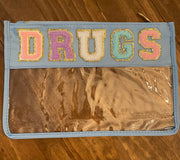 Chenille Letter Pouches